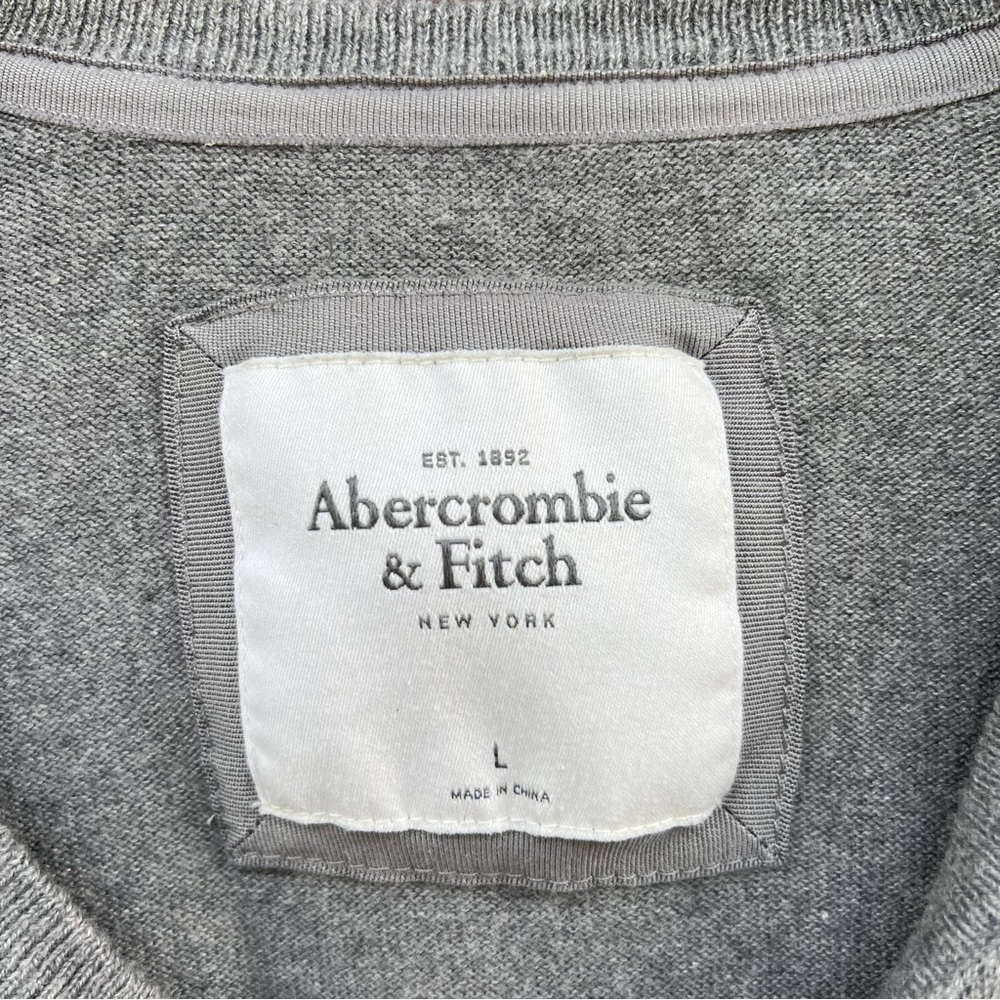 Abercrombie & Fitch Gray Button Down Sweater Cardigan - Picture 4 of 4